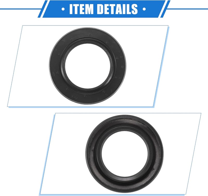 VekAuto 2 Pcs Engine Camshaft Seals Compatible for Honda CR-V 1997-2001, Durable Rubber Black Oil Seal - Image 5